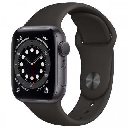 Смарт-часы Apple Watch Nike SE 44mm Silver Aluminum Case with Pure Platinum/Black Nike Sport Band